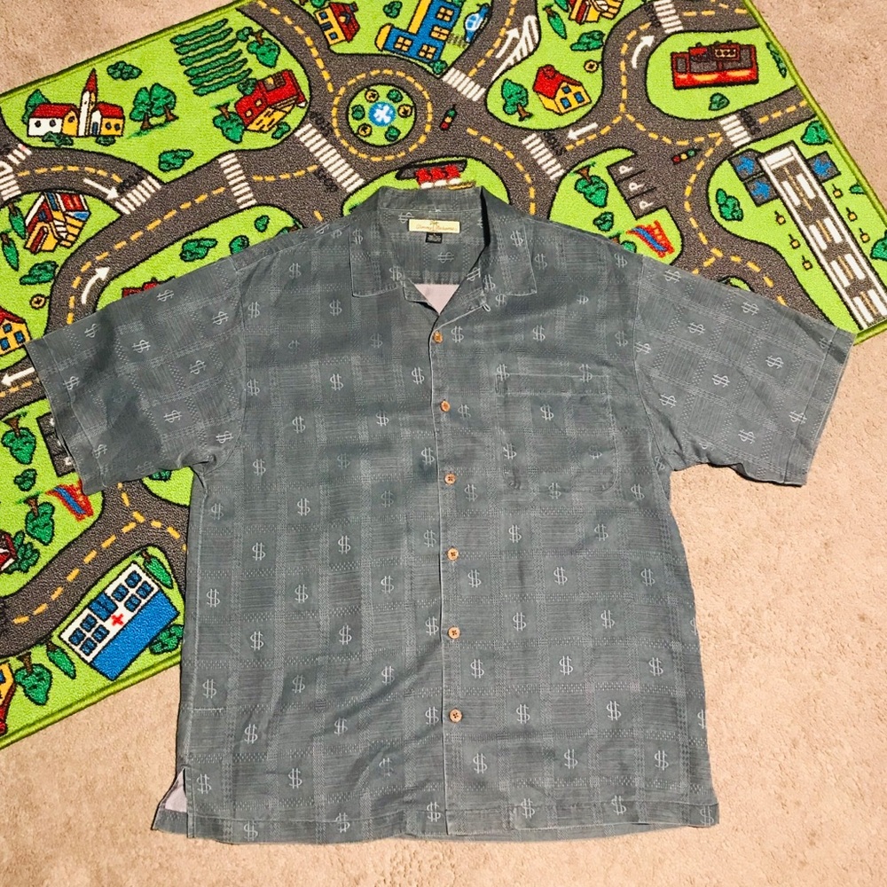 Tommy Bahama relax it’s only money embroidered L